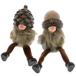 Brown Leprechaun Figurine Textile Legs 5