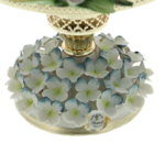 Blue fruit bowl Murano Luxurious Hydrangea 20cm 3
