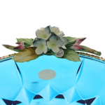Blue fruit bowl Murano Luxurious Hydrangea 35cm 5