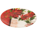 Fruit Plate with Red Flowers 3