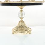 Murano Luxurious black and gold tiered fruit stand 47cm 6