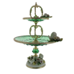 Luxurious dove tiered fruit stand 47cm 5