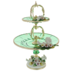 Luxurious dove tiered fruit stand 47cm 1