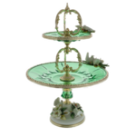 Luxurious dove tiered fruit stand 47cm 3