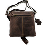 Brown Green Deed Leather Bag 2