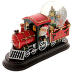 Snow Globe Santa's Train