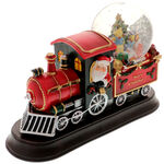 Snow Globe Santa's Train 1