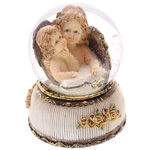 Musical Snow Globe with Angels 1