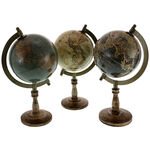 World Globe Wooden Stand 1