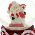 Red globe snowman 4