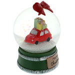 Illuminated snow globe car with gifts 2