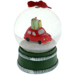 Illuminated snow globe car with gifts 3
