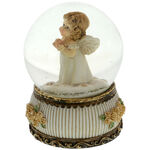 Snow globe angel with heart 2