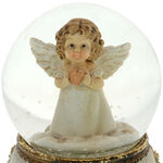 Snow globe angel with heart 4