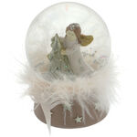 Snow globe with angel and Christmas tree 1