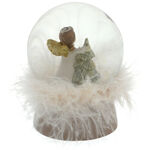 Snow globe with angel and Christmas tree 3