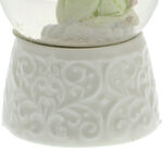 Snow globe mini green angel 4