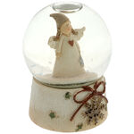 Snow globe rustic angel 2