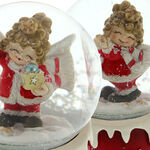 Red Angel Snow Globe 5