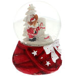 Musical snow globe with reindeer 2