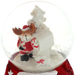 Musical snow globe with reindeer 3