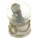 Musical snow globe with bear 2