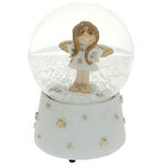 Angel musical snow globe 14 cm 1