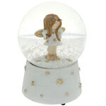 Angel musical snow globe 14 cm 2