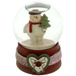 Old Fashioned Snow Globe with Snowman 1