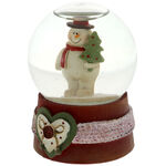 Old Fashioned Snow Globe with Snowman 2
