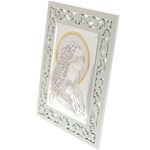 Silver Plated Mary Icon 3