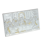 Silver icon Last Supper 26x15cm 3