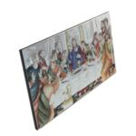 Silver icon of the last supper 39cm 5