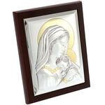 Silver Plated Mother Mary Icon