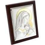 Silver Plated Mother Mary Icon 1