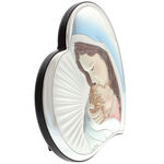 Virgin Mary silver colored icon 15cm 4