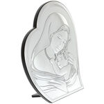 Silver icon Virgin Mary heart 19cm 4