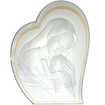 Ezüstözött szentkép Szűz Mária szív 43cm 3