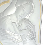 Ezüstözött szentkép Szűz Mária szív 43cm 7