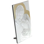 Holy Family silver plated icon 20cm 4