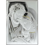 Holy family silver icon 21cm 1