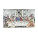 The Last Supper silver plated colored icon 11cm 2