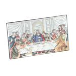 The Last Supper silver plated colored icon 11cm