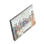 The Last Supper silver plated colored icon 11cm 4
