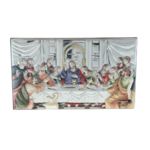 Last Supper Icon silver plated coloured 20cm