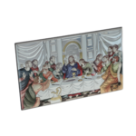 Last Supper Icon silver plated coloured 20cm 2