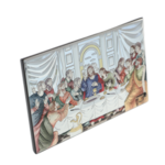 Last Supper Icon silver plated coloured 20cm 3