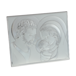 Holy Family silver plated icon 26x21cm