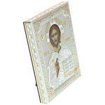 Exclusive silver Jesus Christ icon 16cm 3
