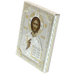 Exclusive silver Jesus Christ icon 16cm 4